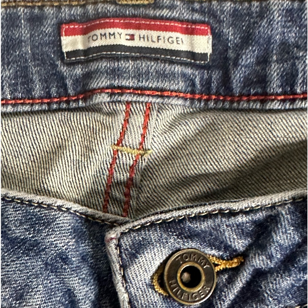 Y2K Tommy Hilfiger Women’s Boot Cut Jeans Size 12S - Picture 4 of 8